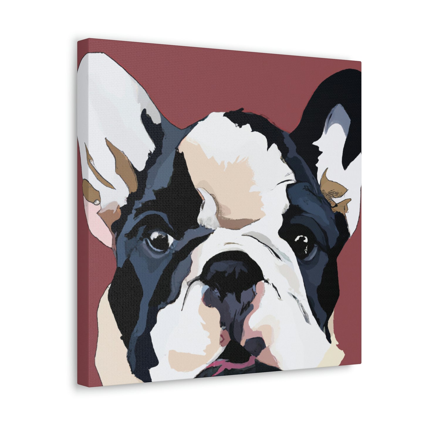 "Bulldog Minimalism Dream" - Canvas