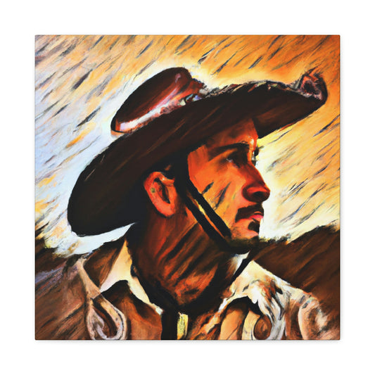 "Cowboy Hat Majesty" - Canvas