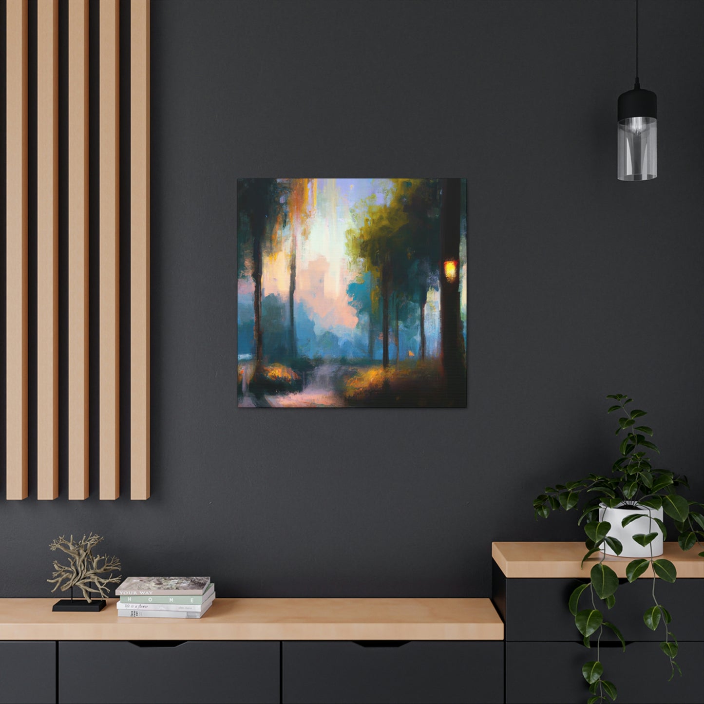 Dreamy Dusk Reflection - Canvas