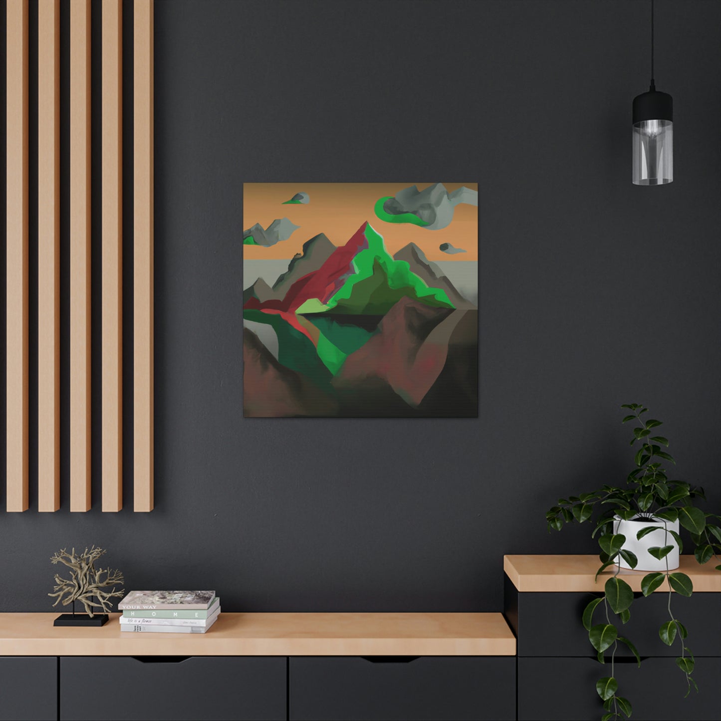 Mountain Fjords Dreaming - Canvas