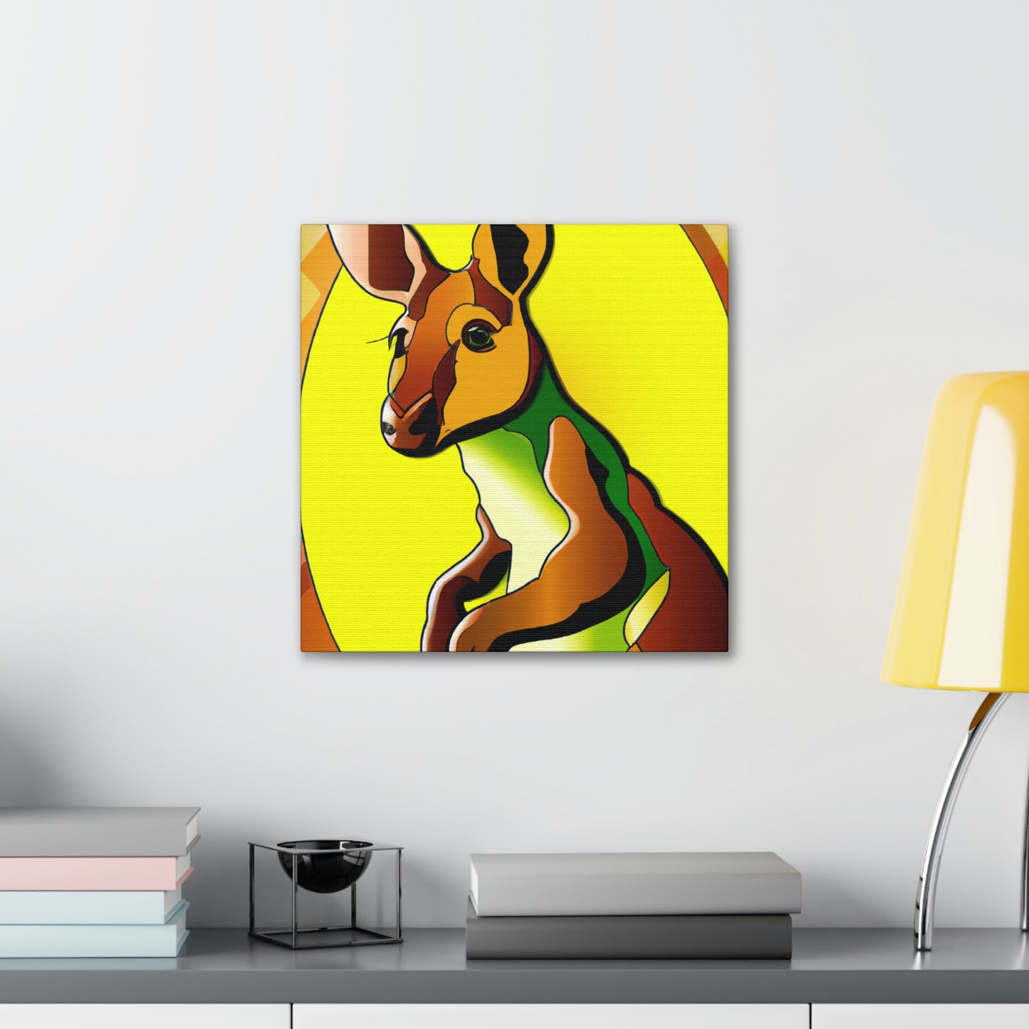 "Wallaby Amidst Glitter" - Canvas