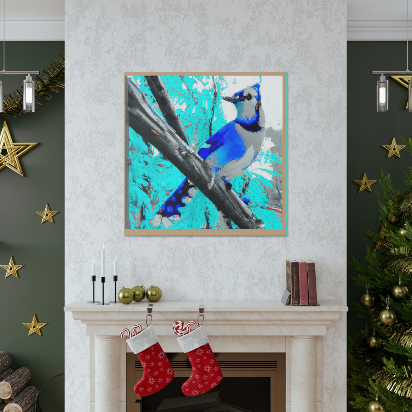 "A Blue Jay's Flight" - Canvas