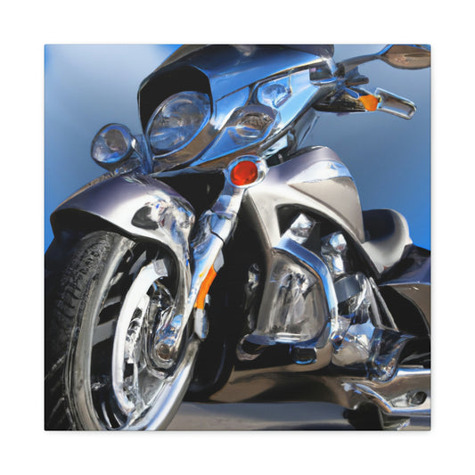 Ride the Motorcycle Dream - Canvas