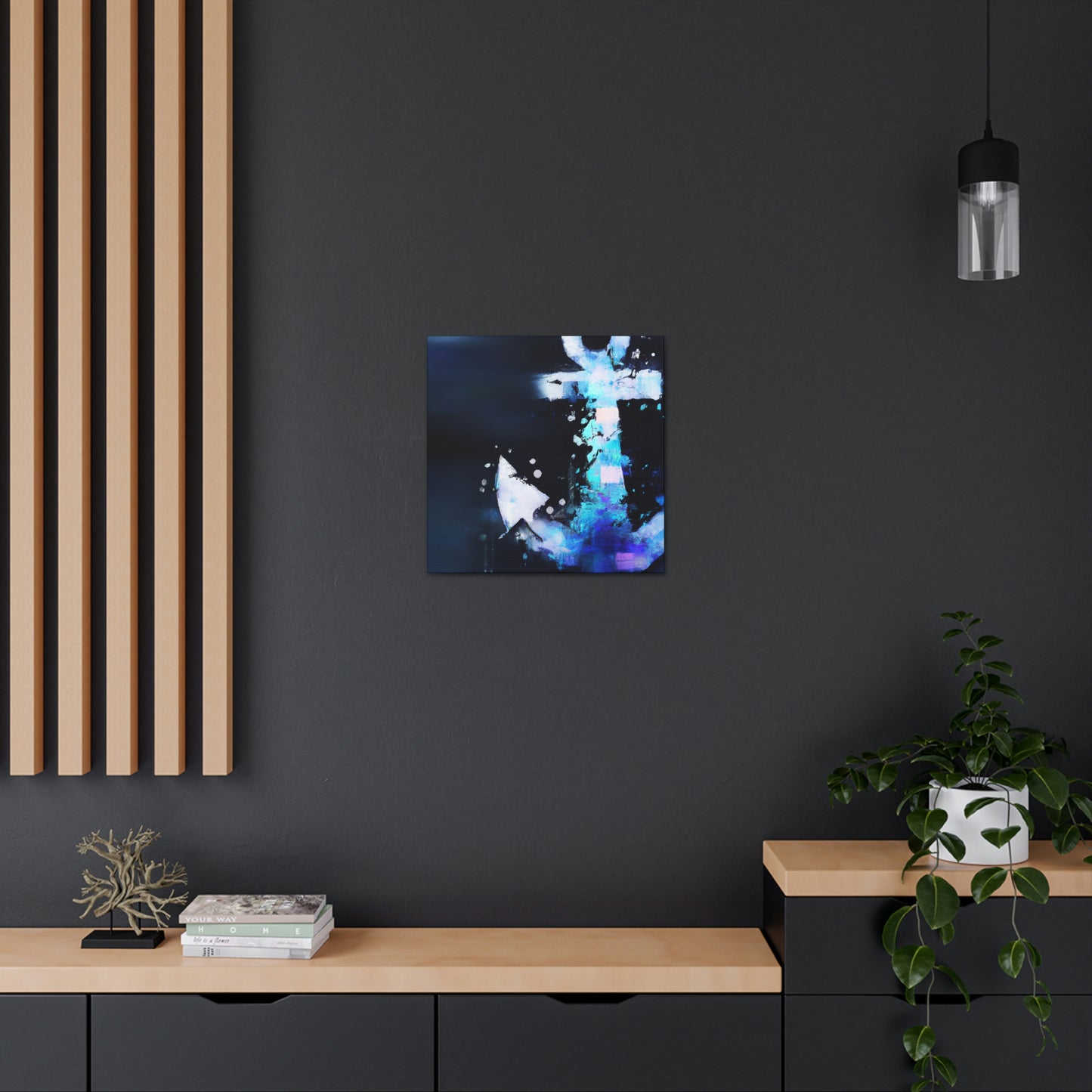 Anchor in Reflection - Canvas