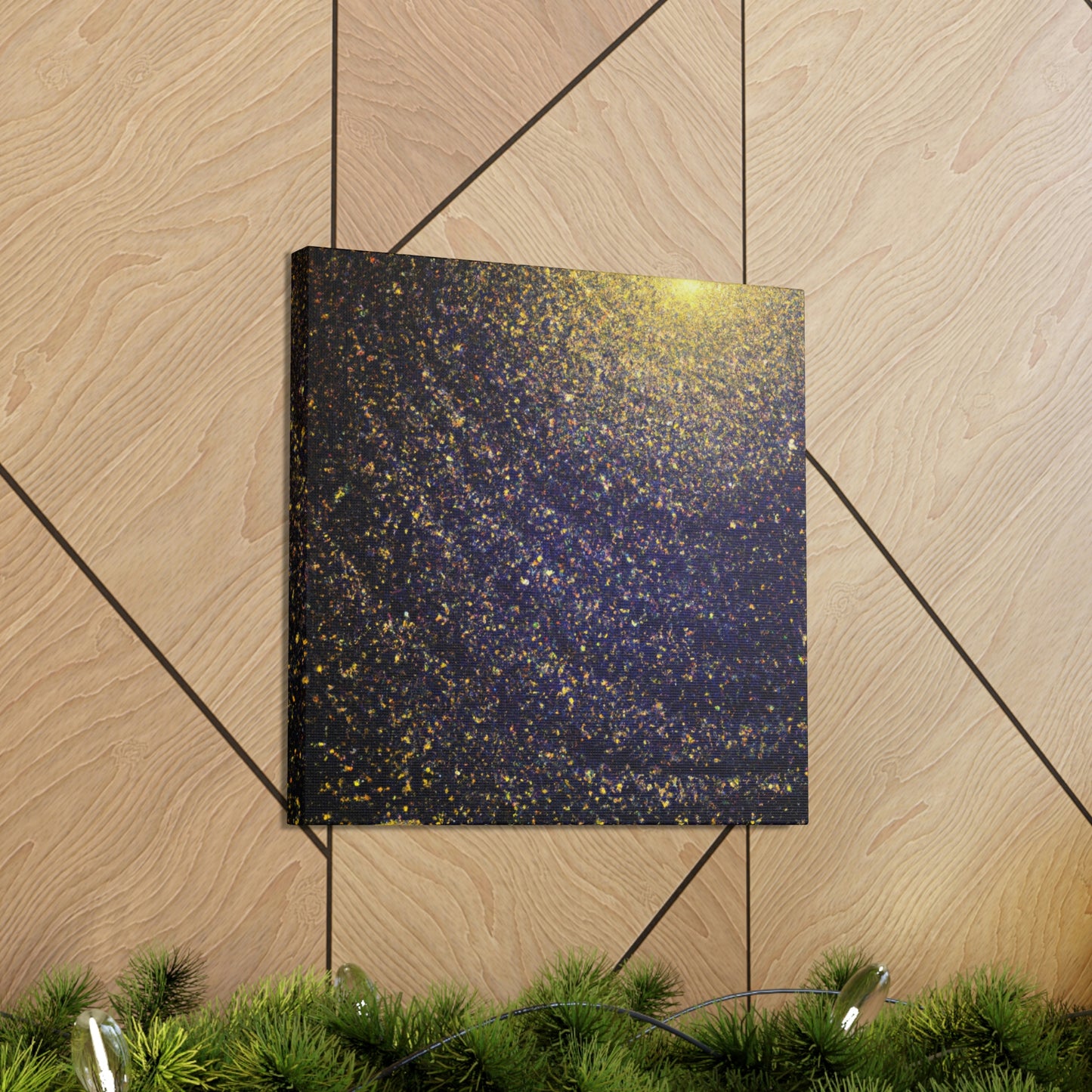 Galaxy in Pointillism - Canvas