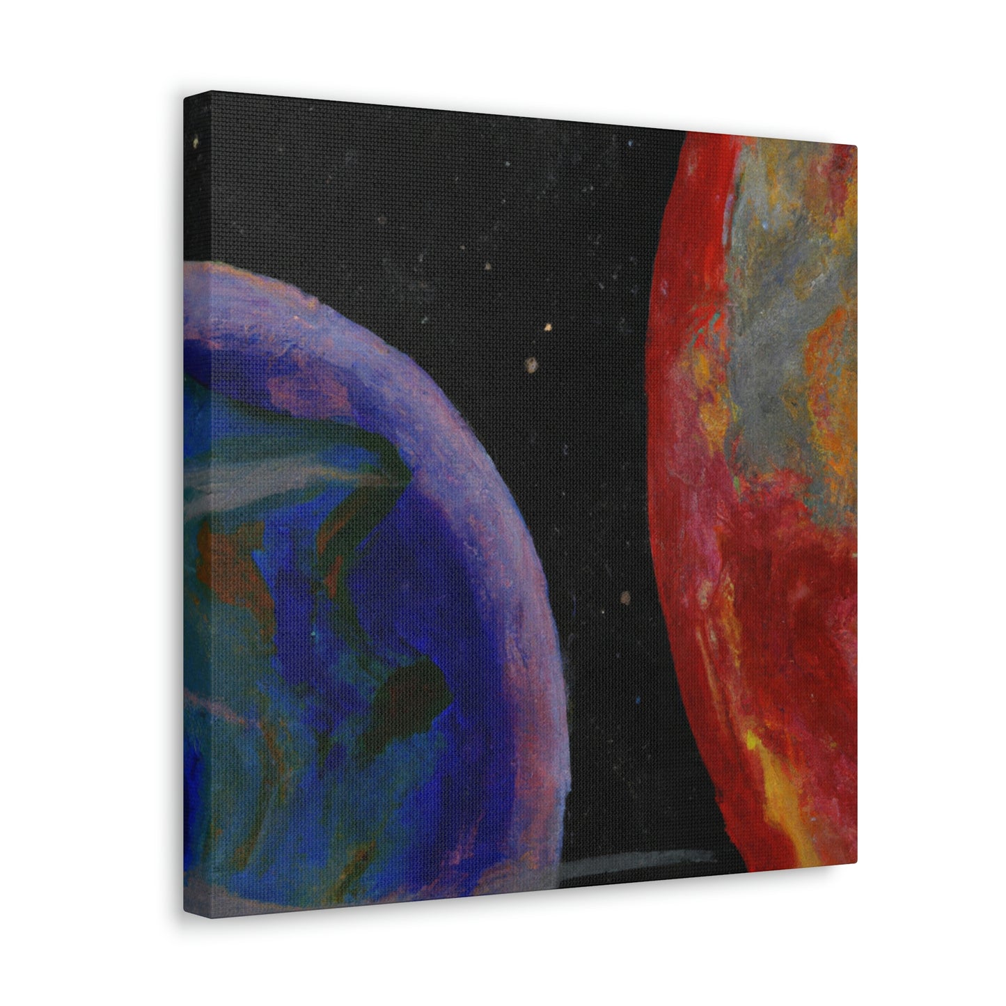 Earth's Cosmic Colors - Canvas