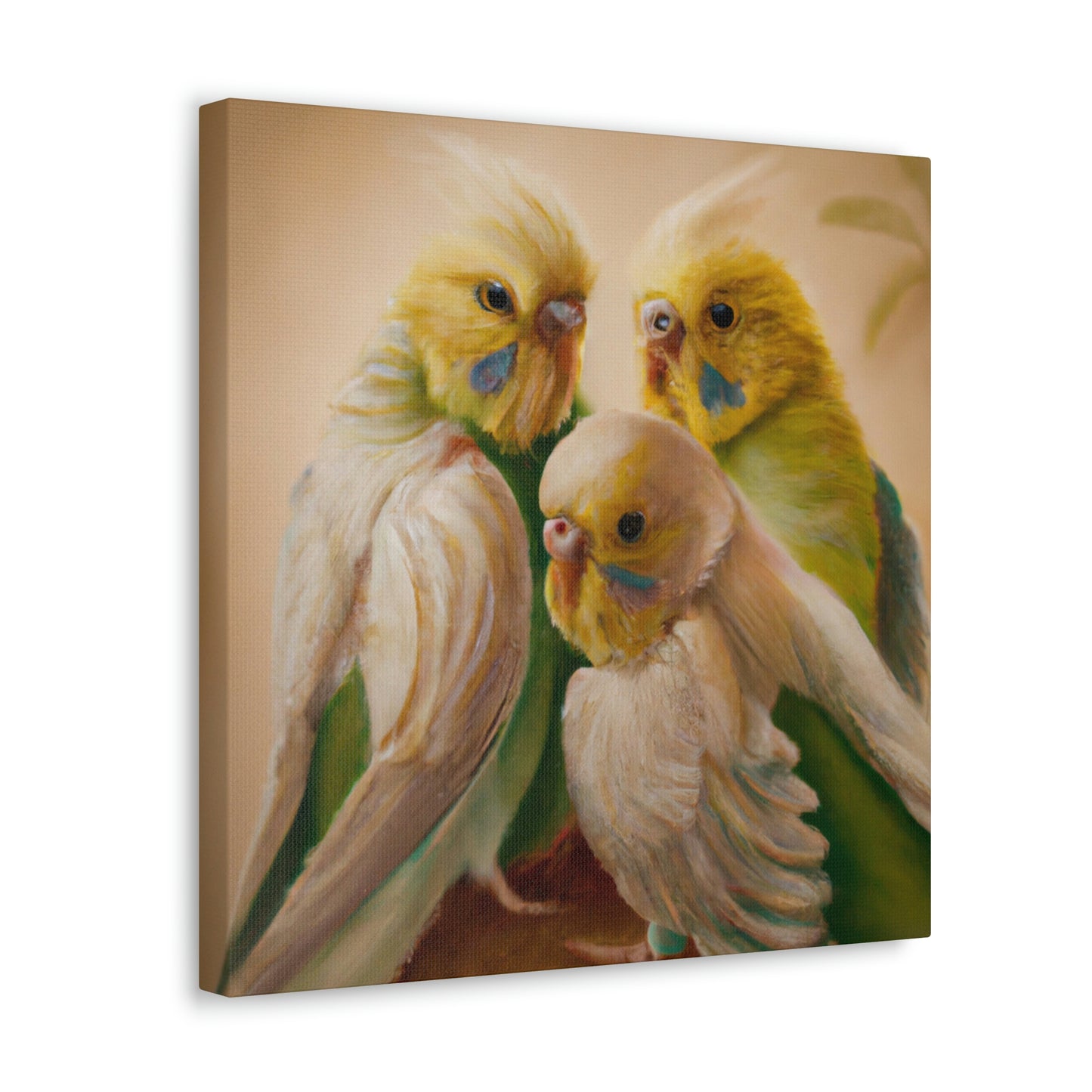 Budgies in Renaissance - Canvas