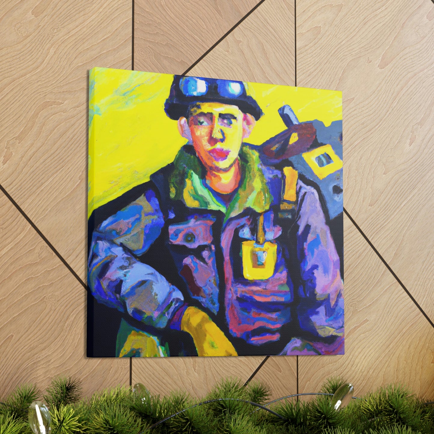 "Stoic Bomb Disposer" - Canvas