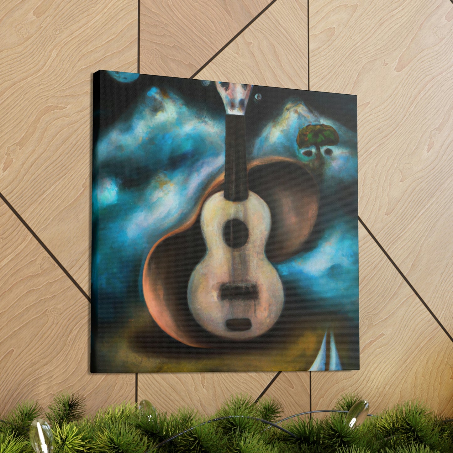 "Ukelele and Dreamscapes" - Canvas