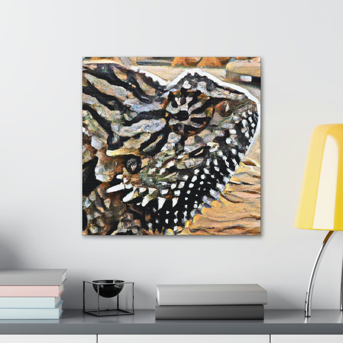 Horned Lizard Radiance - Canvas