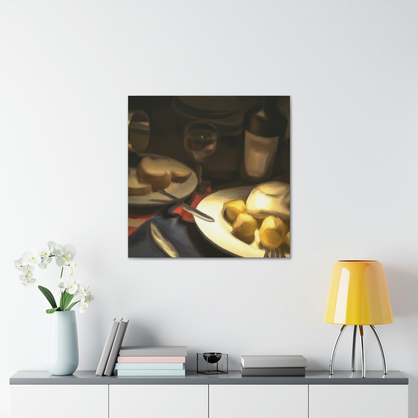 Dining Table Feast - Canvas