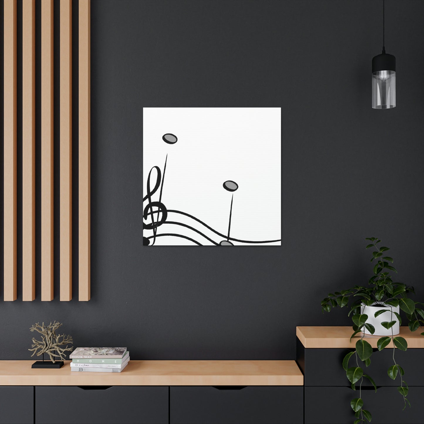 "Music of Minimalism" - Canvas