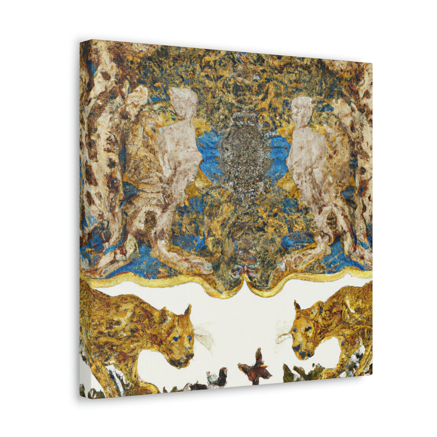 Leopard of Baroque. - Canvas