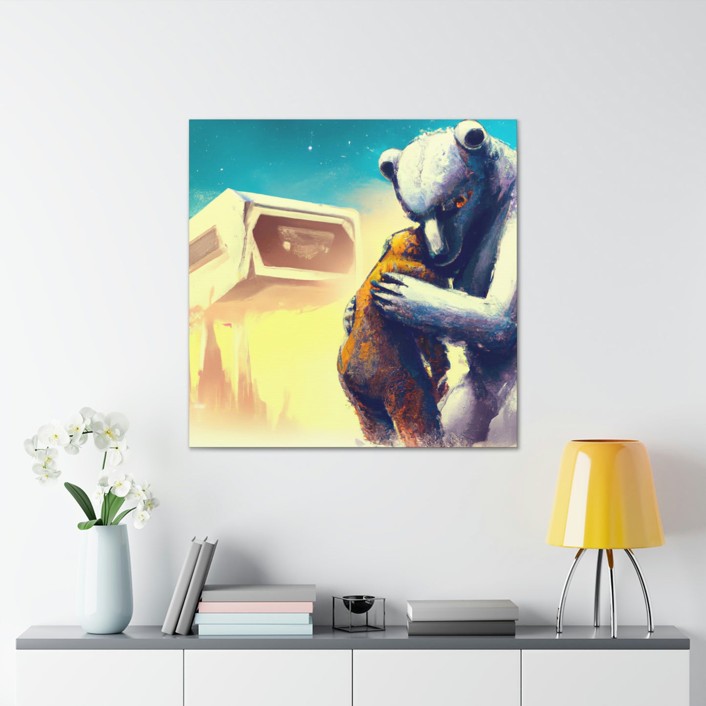 Love's Embrace Bear - Canvas