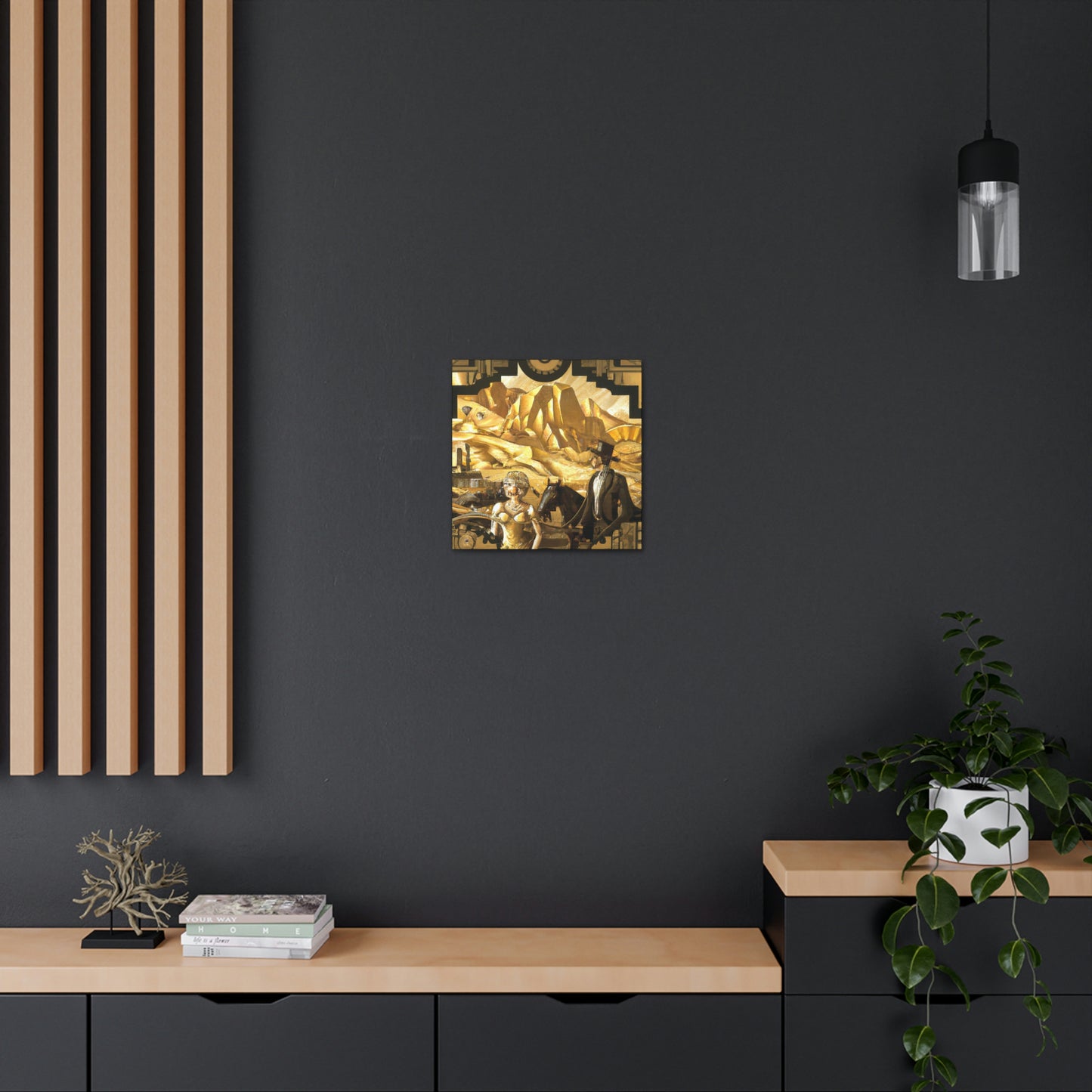 "Miner's Gold Reverie" - Canvas