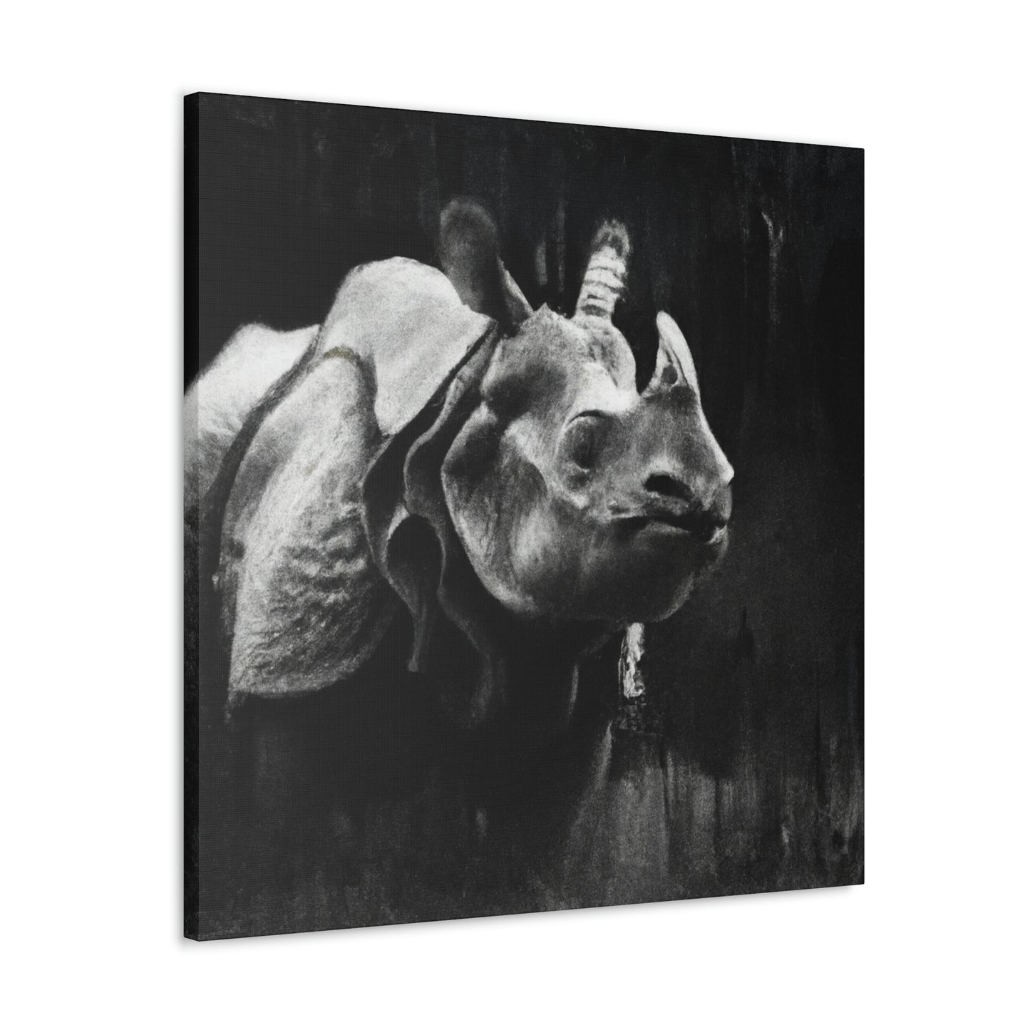 Rhino Majestic Splendor - Canvas