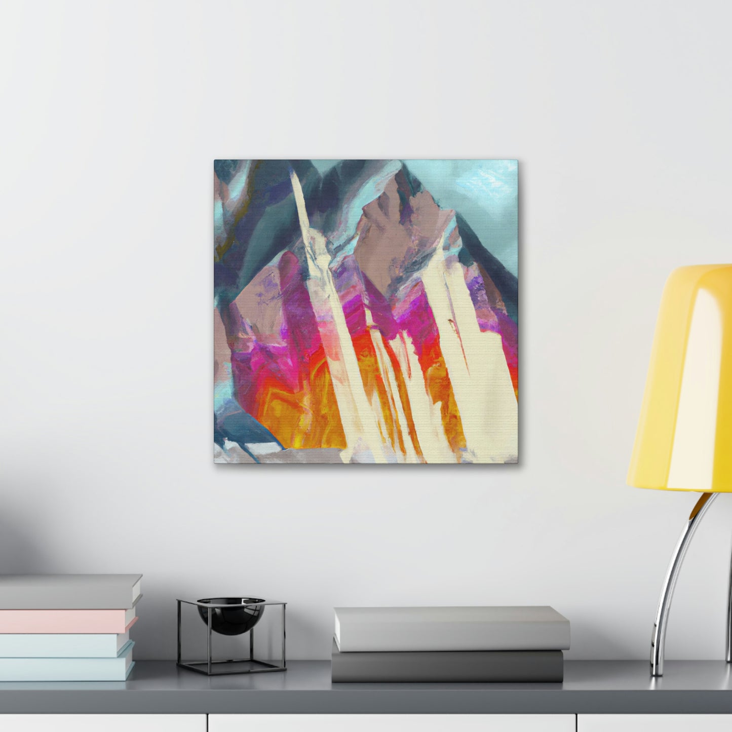 Mountain Abstract Mystery - Canvas