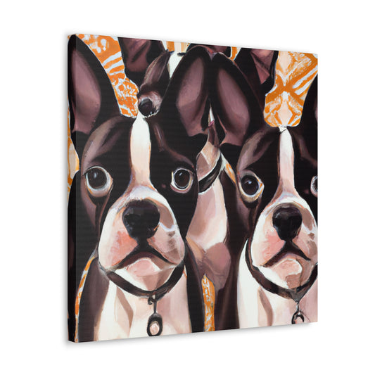 "Boston Terrier Splendour" - Canvas