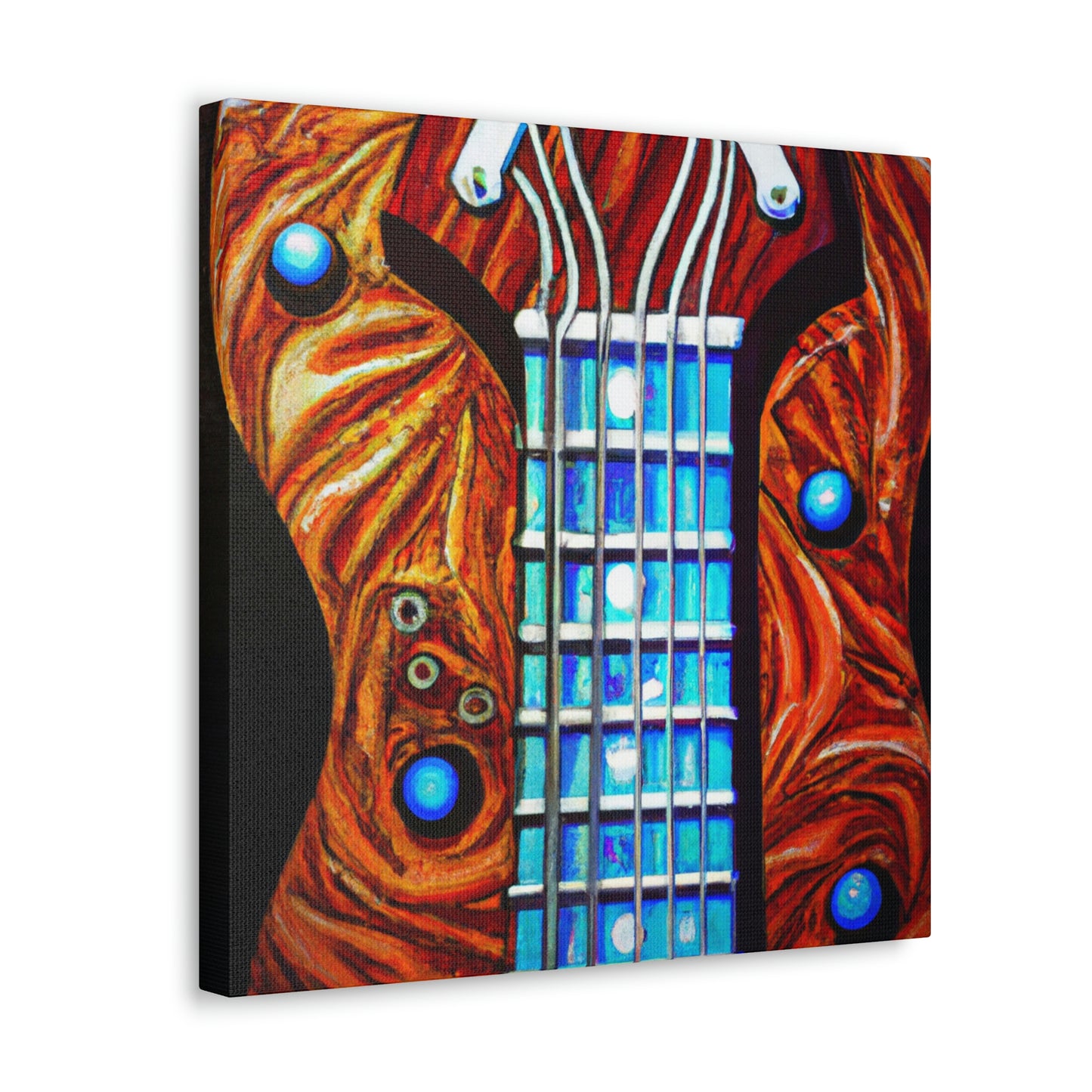 "Guitar Resonance Dreaming" - Canvas