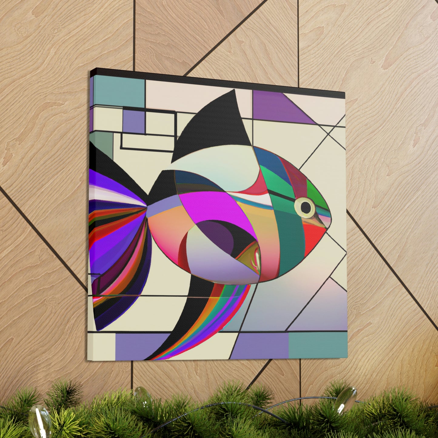 Rainbow Fish Revival. - Canvas