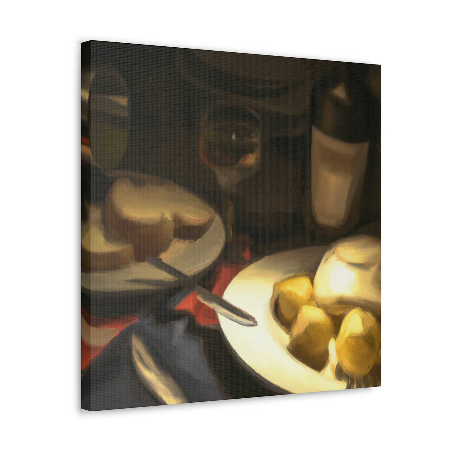 Dining Table Feast - Canvas