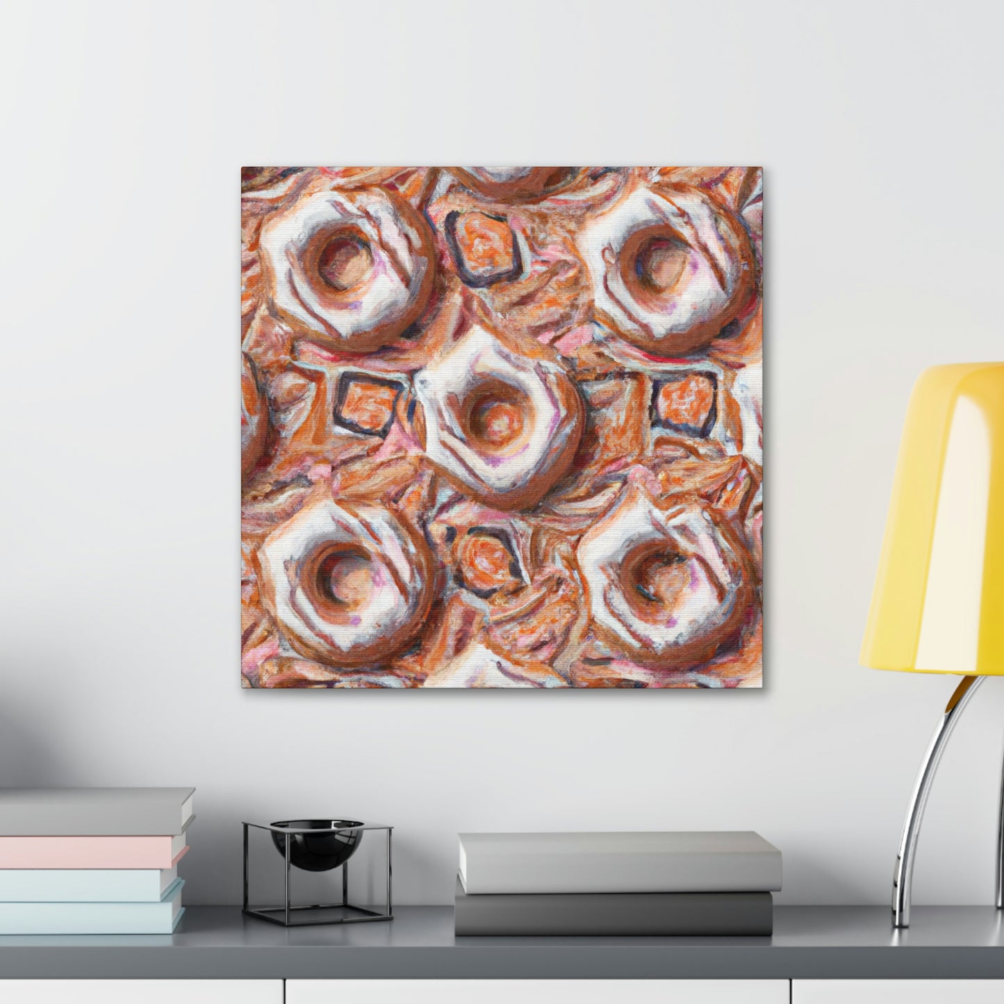 "Sugared Doughnut Delight" - Canvas