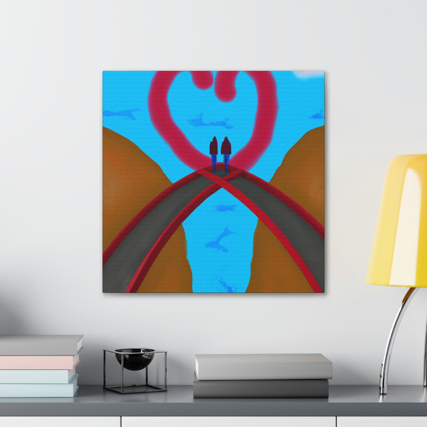 Love's Golden Bridges - Canvas