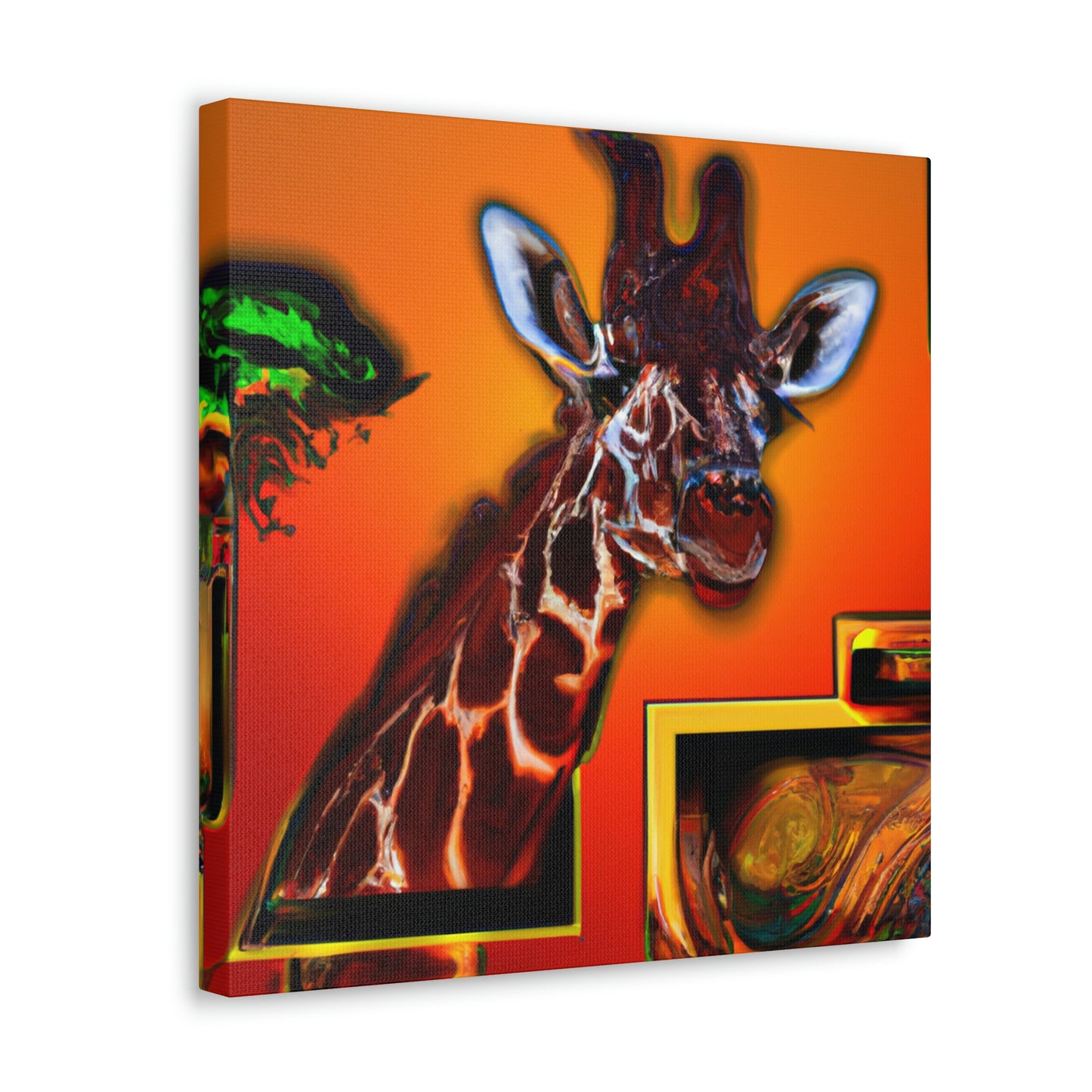 Giraffe in Art Deco - Canvas