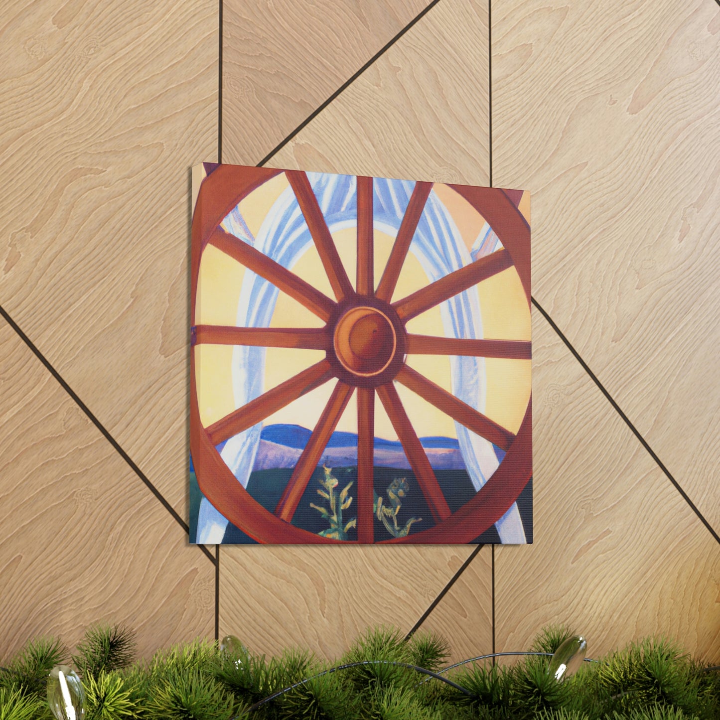 "Wheel of Timelessness" - Canvas