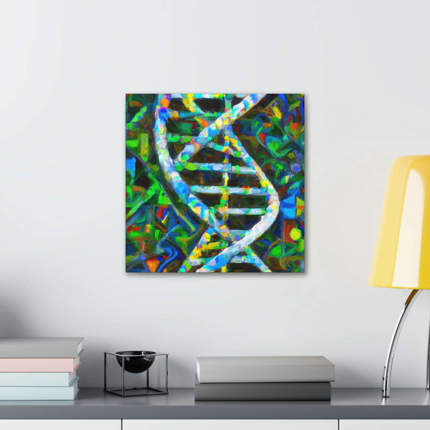 "Chromosomal Color Harmony" - Canvas