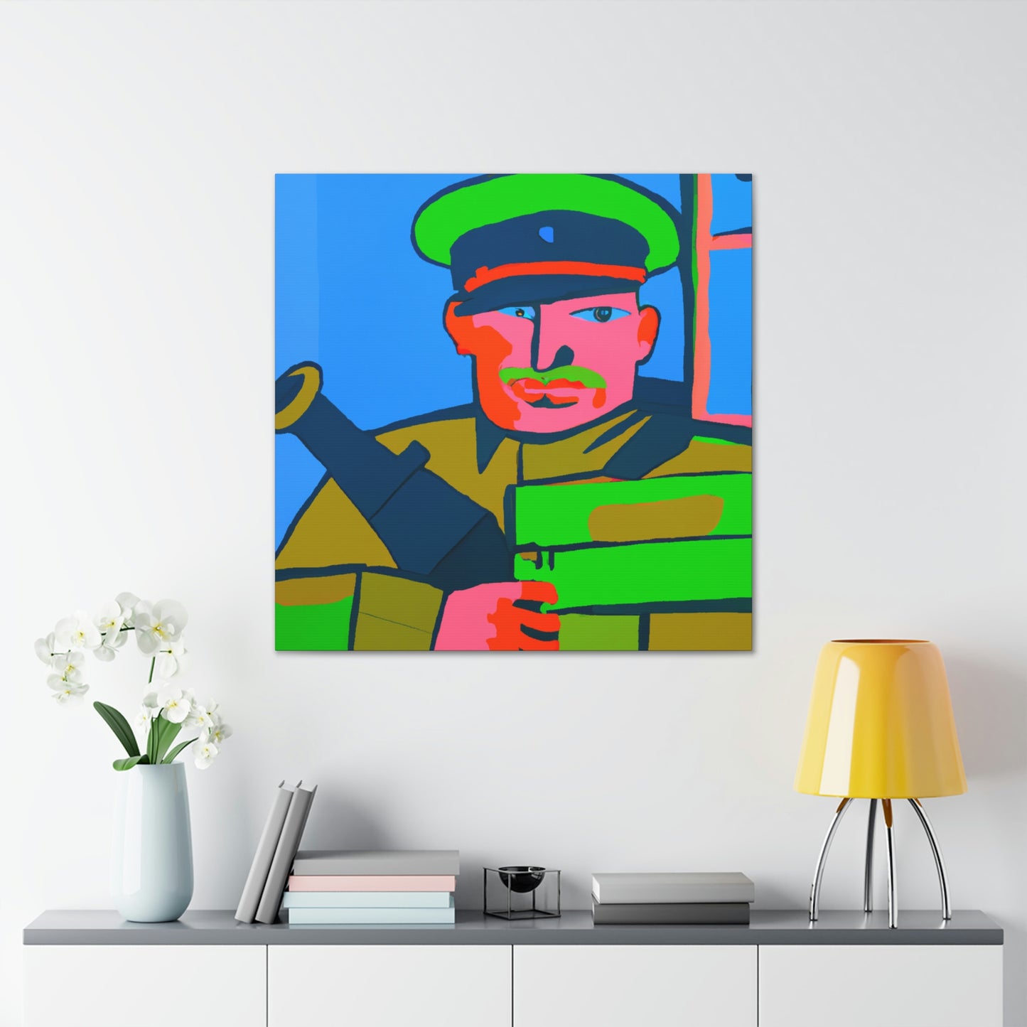 Gunner in Fauvism - Canvas