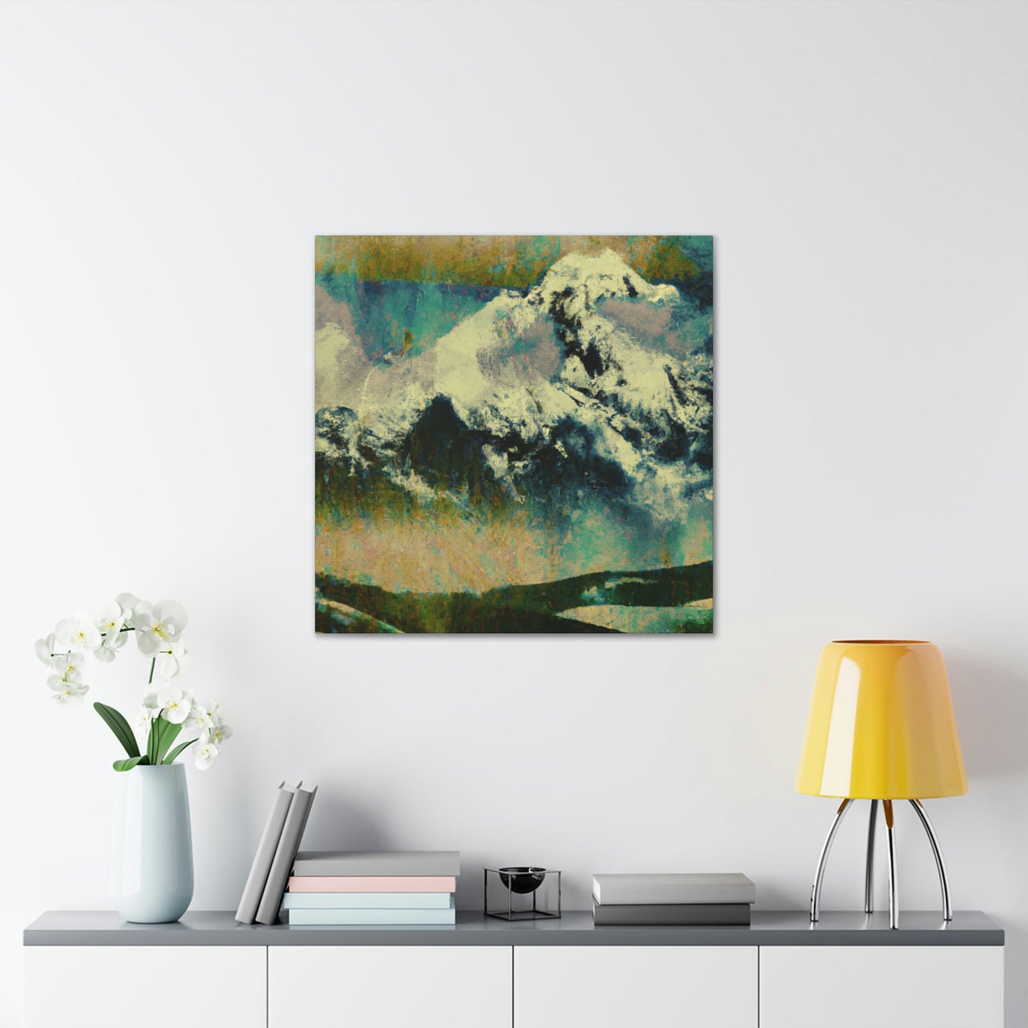 "Mountain Majesty Expressionism" - Canvas