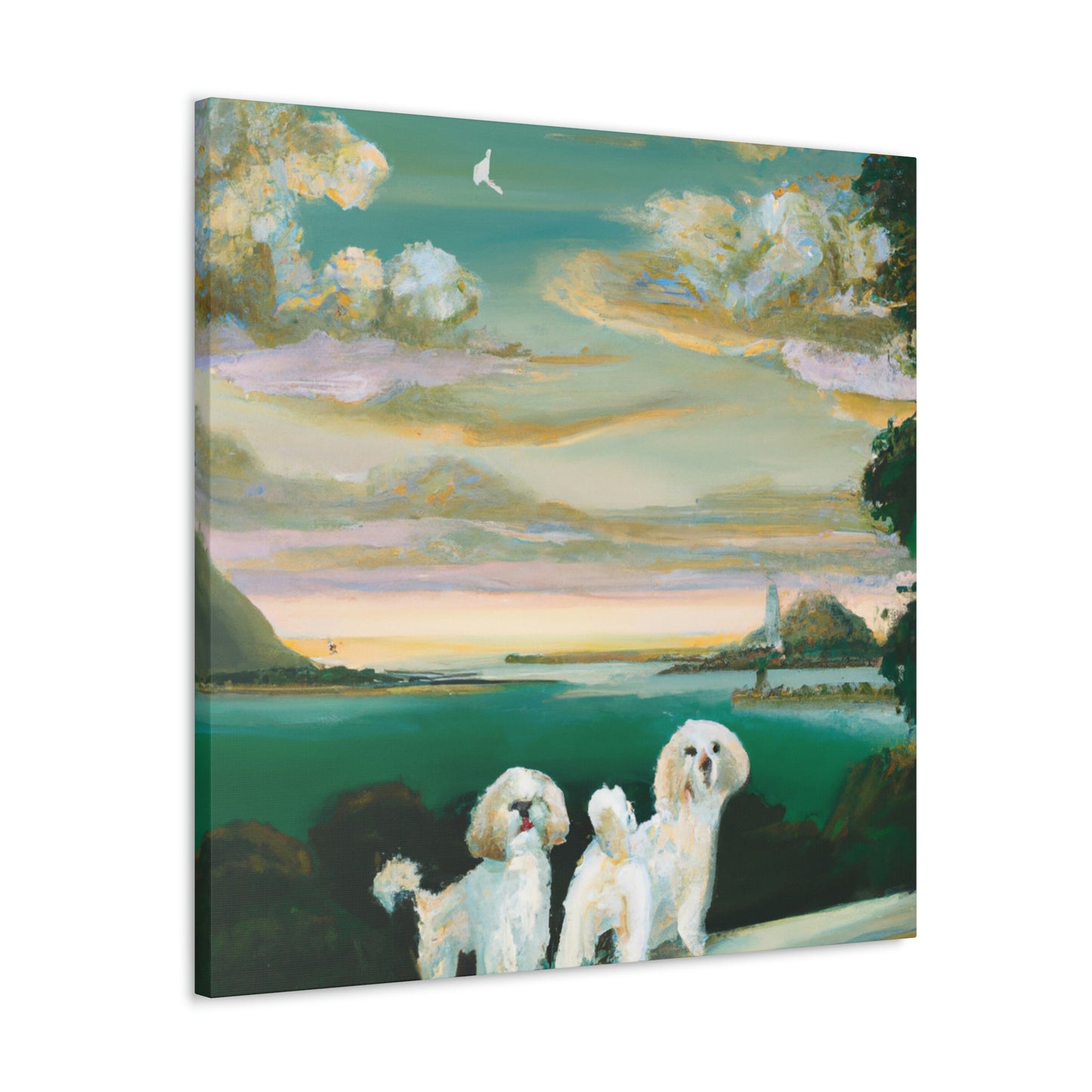 Maltese Splendor Deco - Canvas