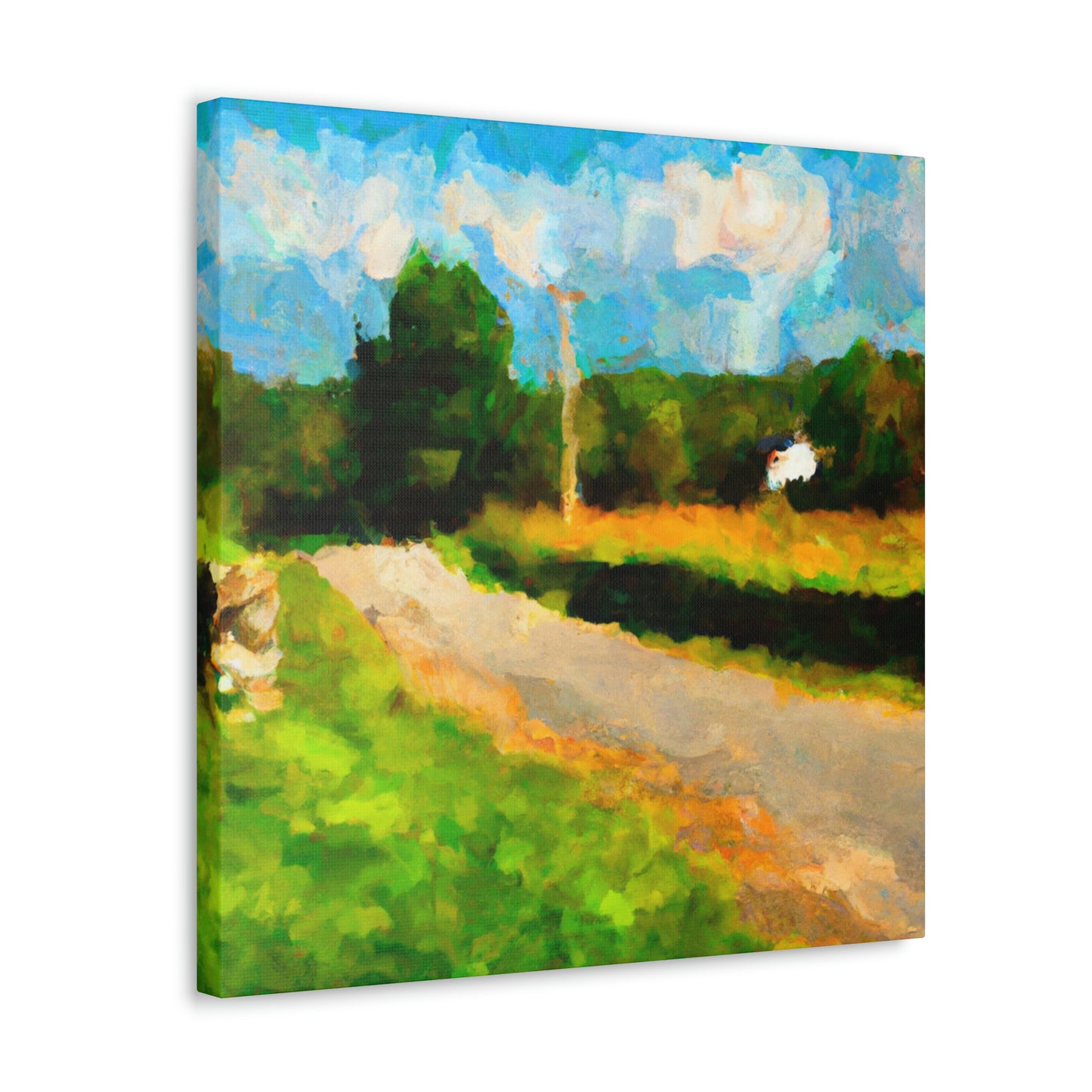 "Country Road Impressionism" - Canvas