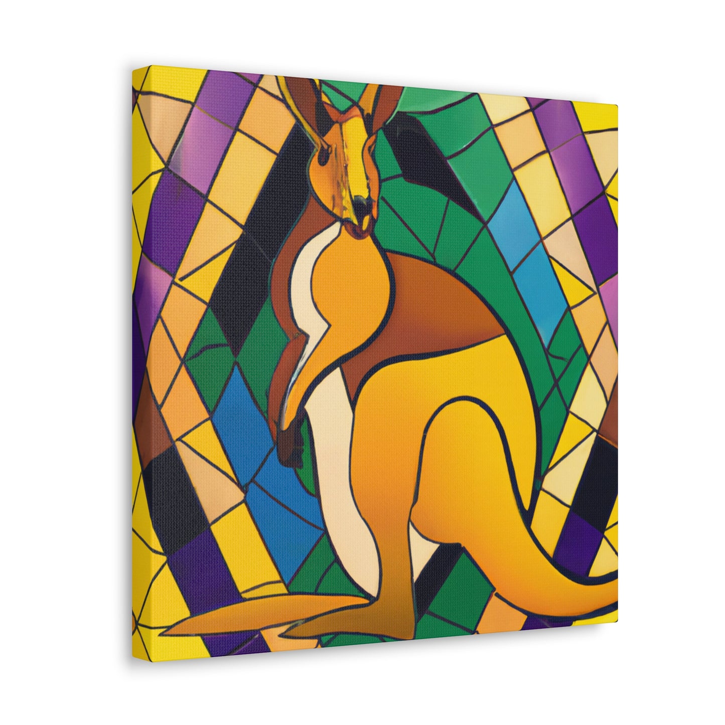 "Wallaby in Regalia" - Canvas