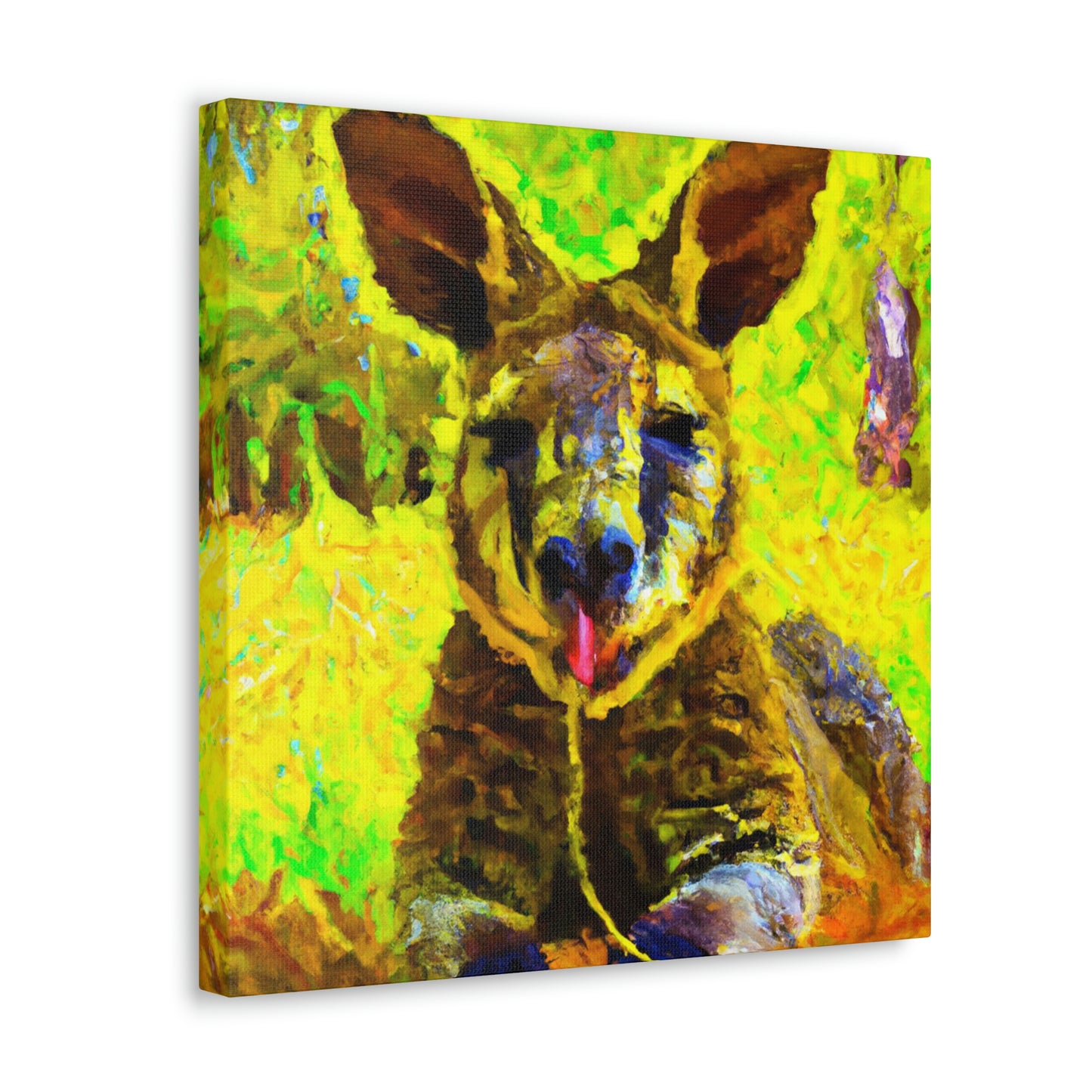 "Wallaby in Pastel Tones" - Canvas