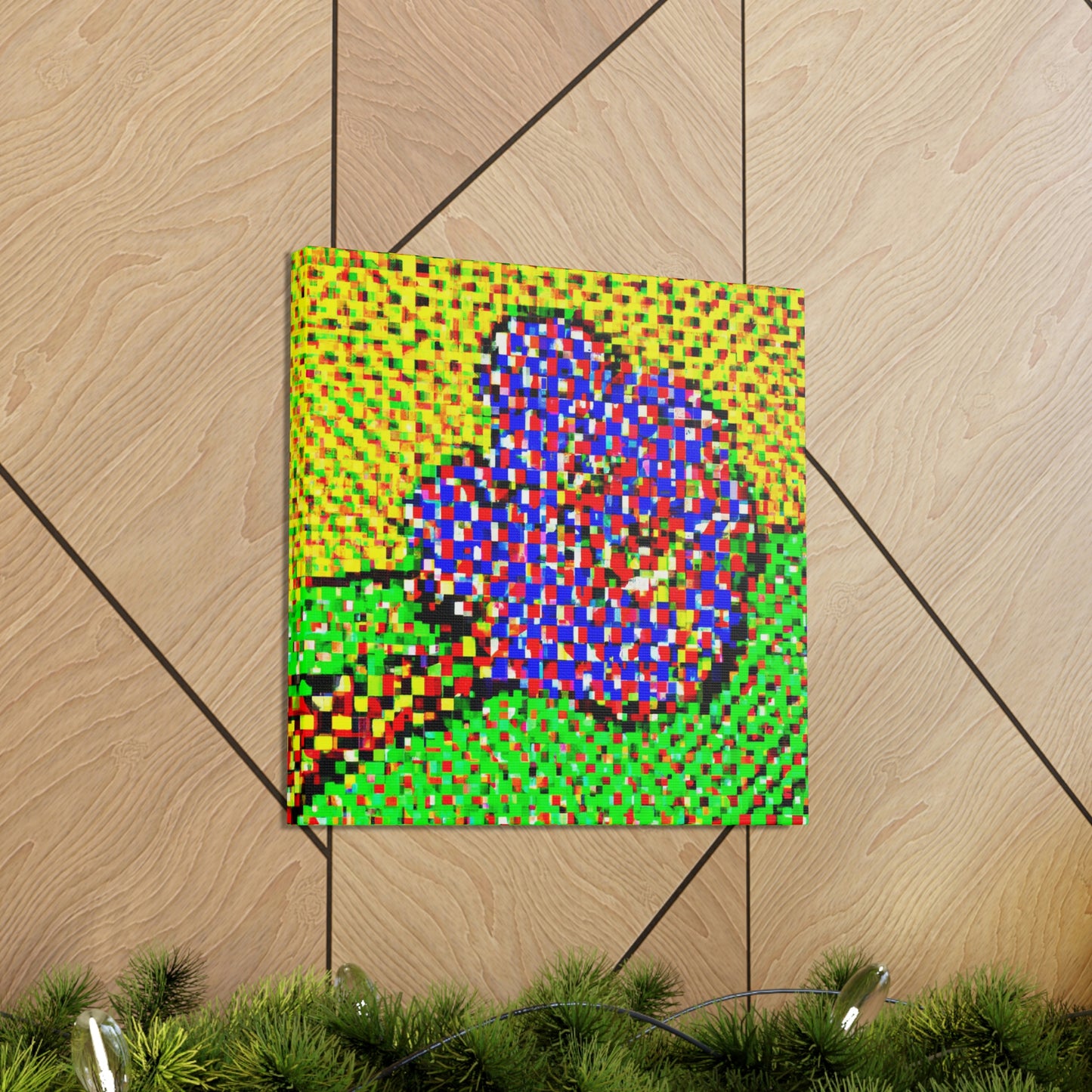 Pop Art Pointillism. - Canvas