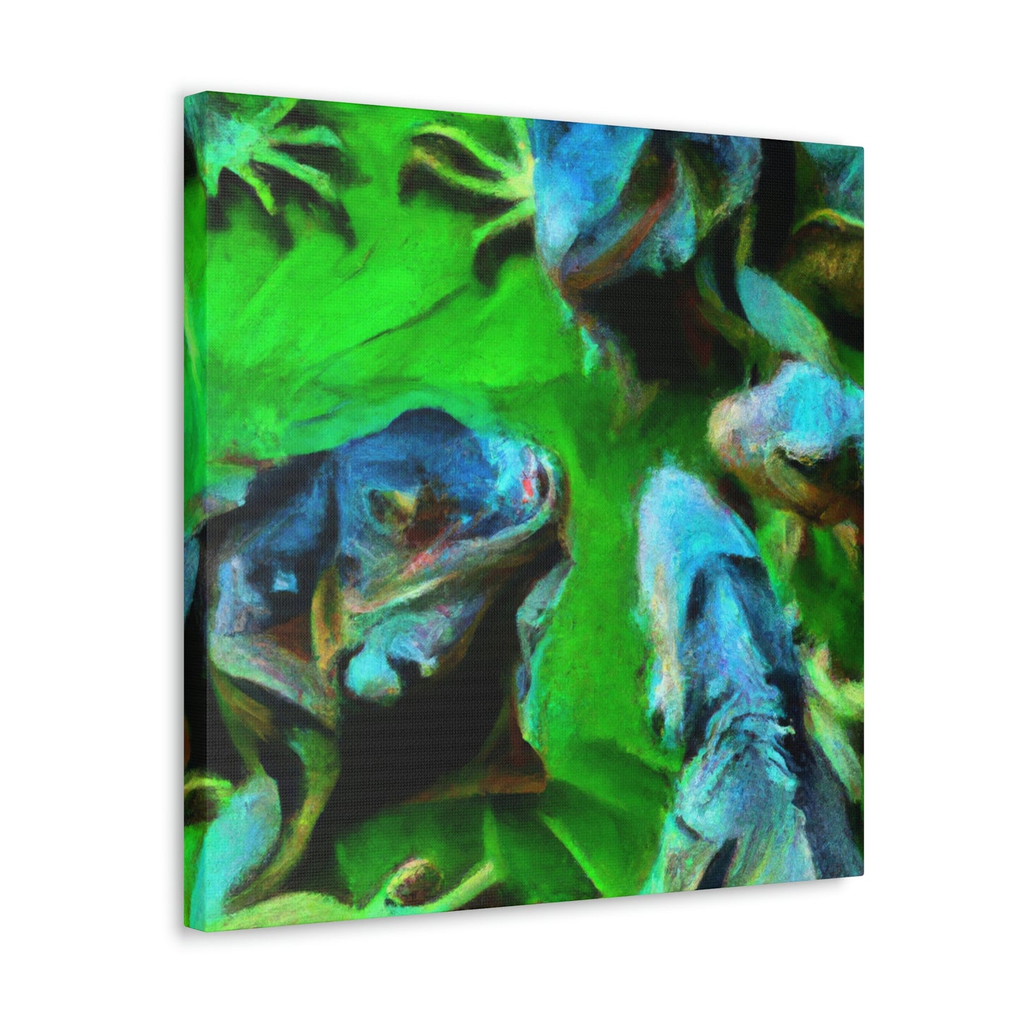 Iguanas in Impressionism - Canvas