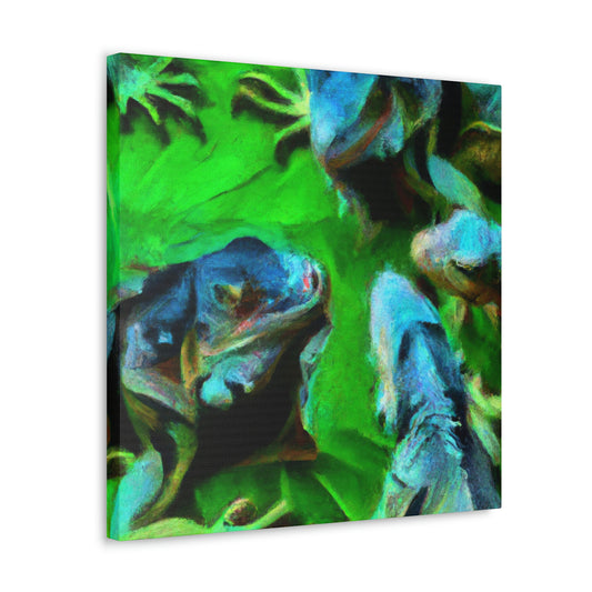 Iguanas in Impressionism - Canvas