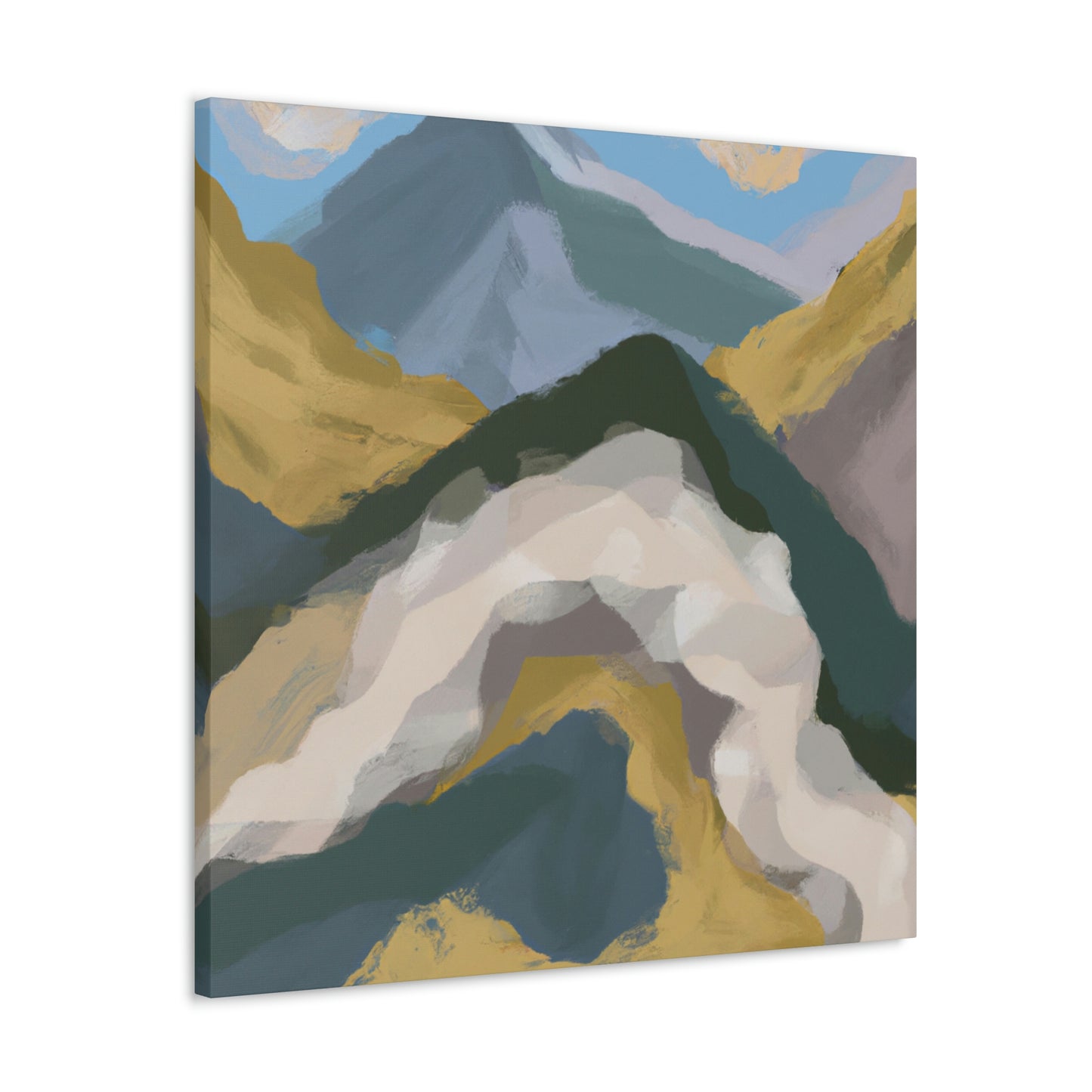 Mountain Majesty Abstract - Canvas