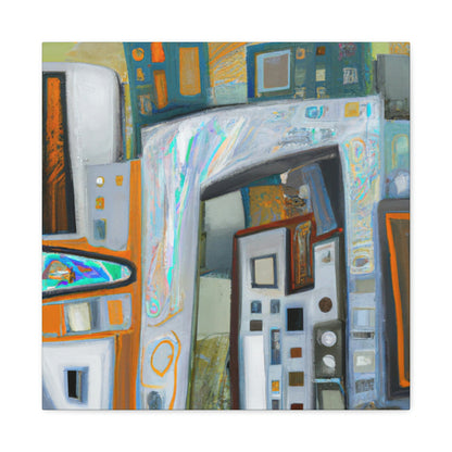 "Urban Vibrancy 1940s" - Canvas