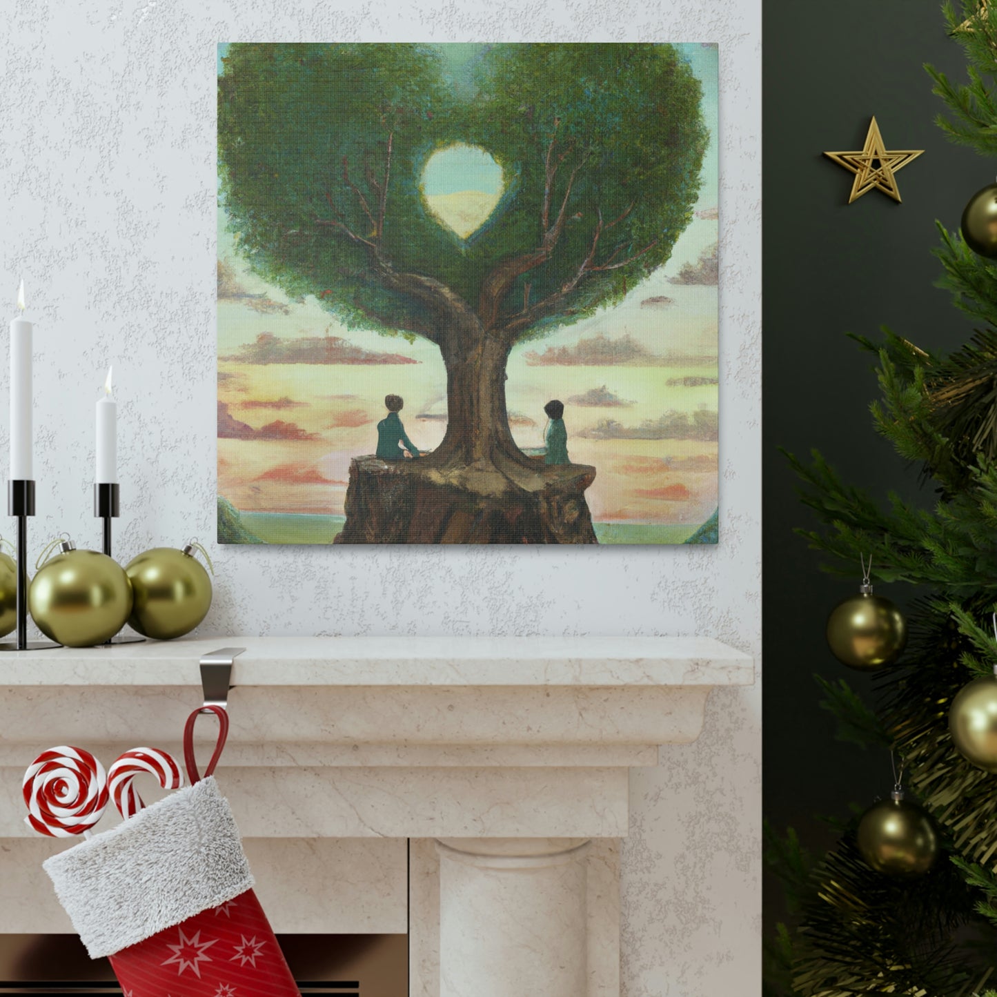 Love Tree Enchantment - Canvas