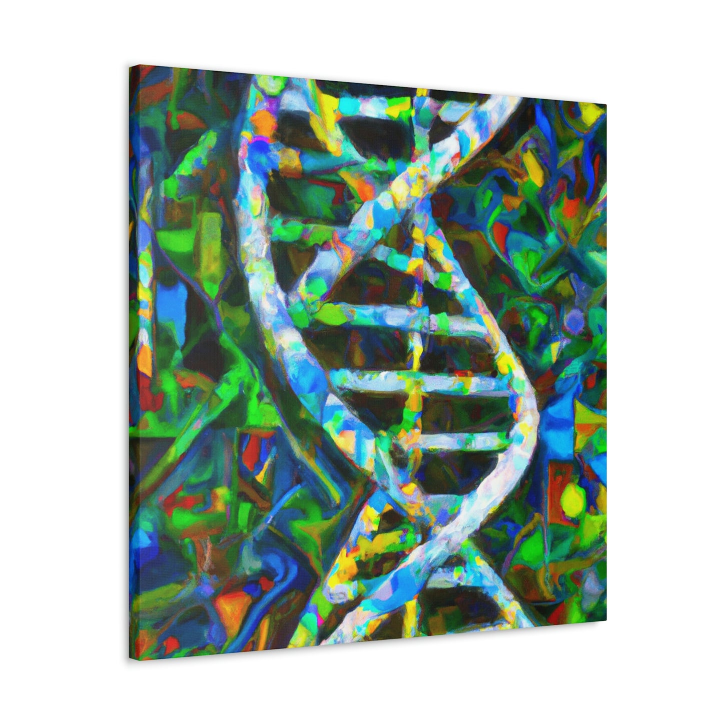 "Chromosomal Color Harmony" - Canvas