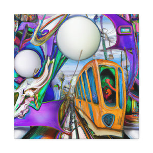 "Tram of Surreal Dream" - Canvas