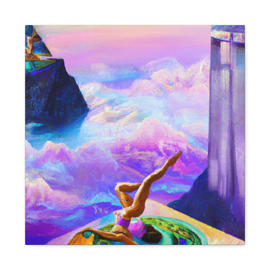 Yoga in Surrealism - Canvas