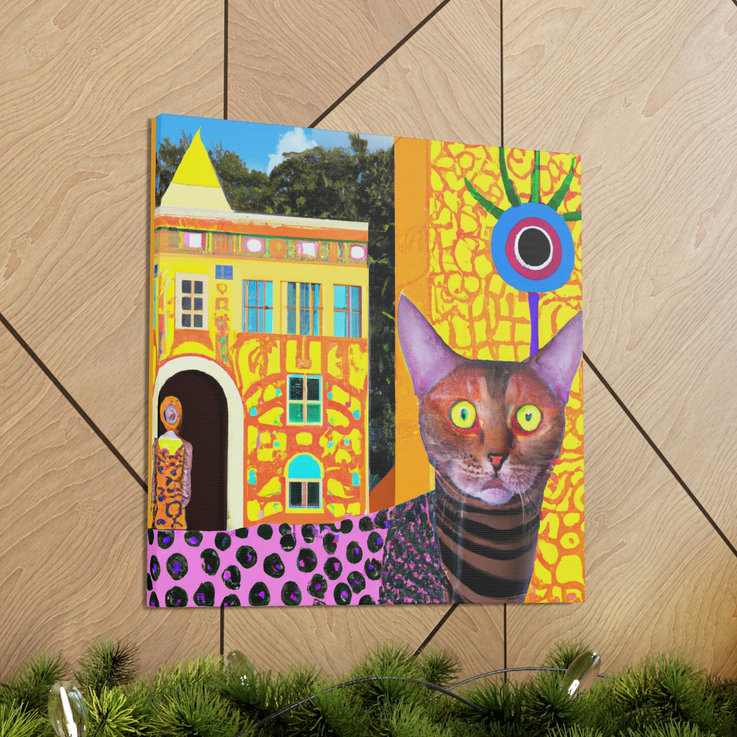 Gilded Abyssinian Monarch - Canvas