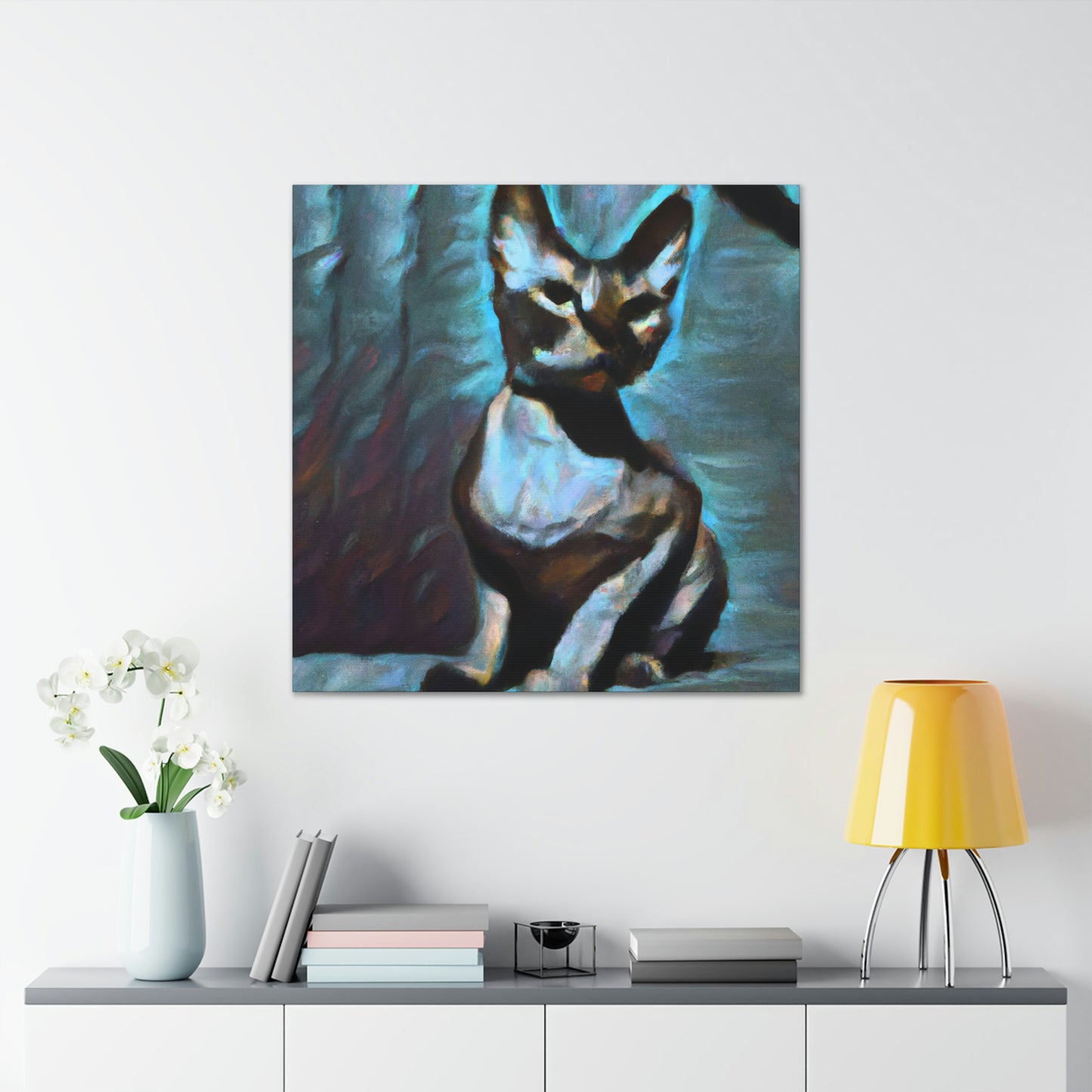 Feline Fauvist Fantasy - Canvas