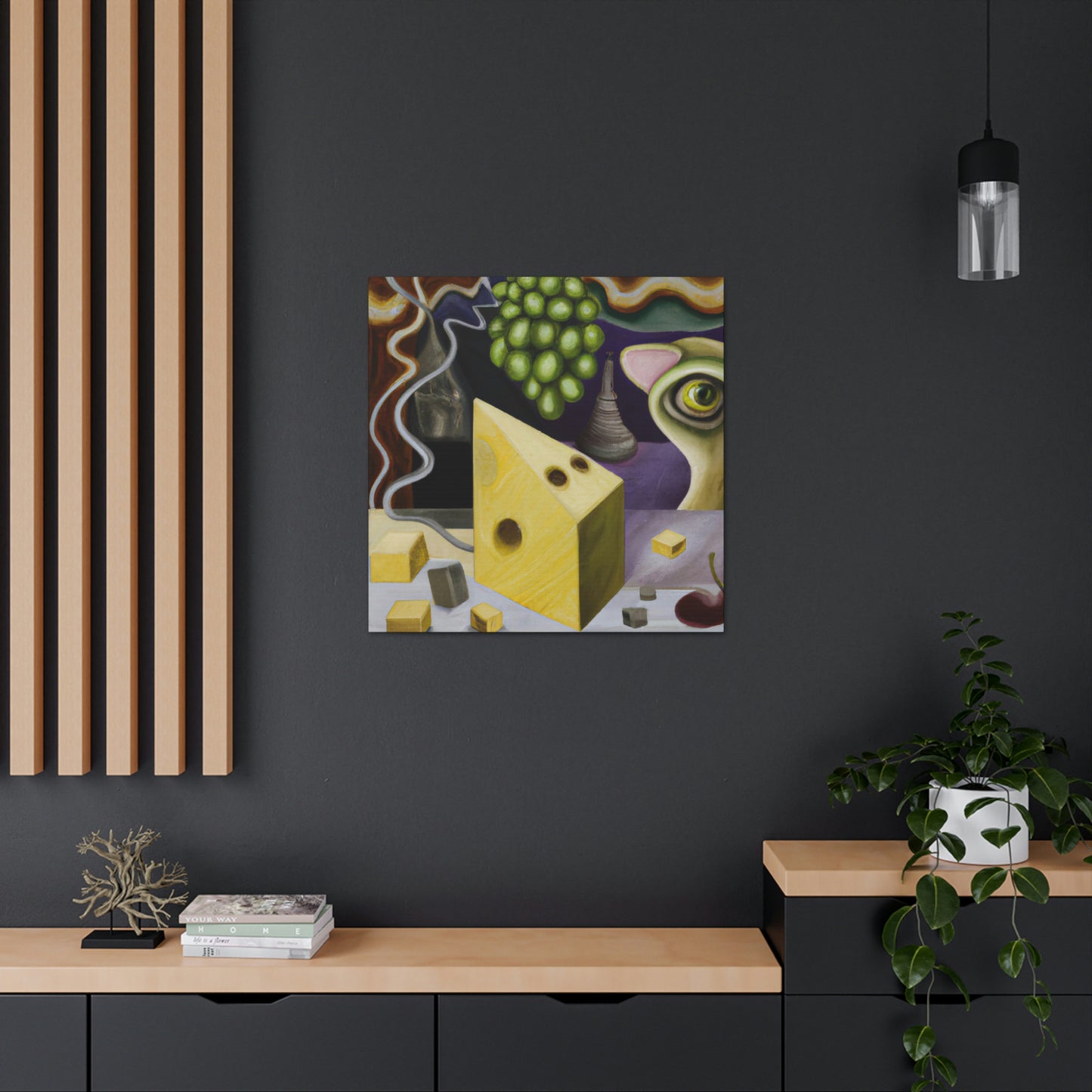 Cheese and Grapes Dance - Canvas