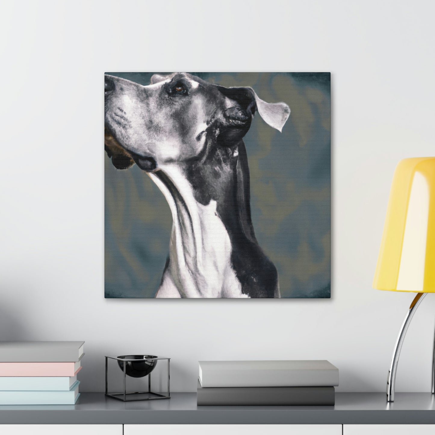 "Great Dane in Baroque" - Canvas