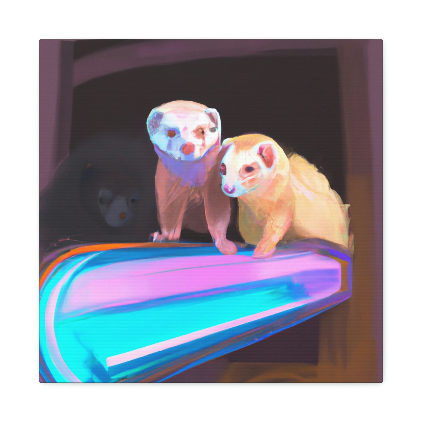 Ferrets of Minimalism - Canvas